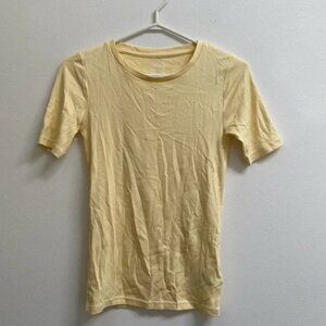 Gap Short Sleeve Tee Butter Yellow XS